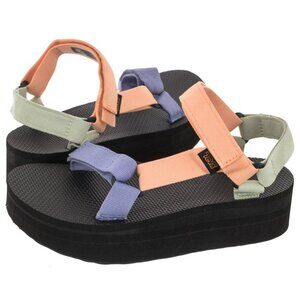 TEVA FLATFORM UNIVERSAL SHERBERT MULTI WEBBING SANDALS VARIOUS SIZES NWOT